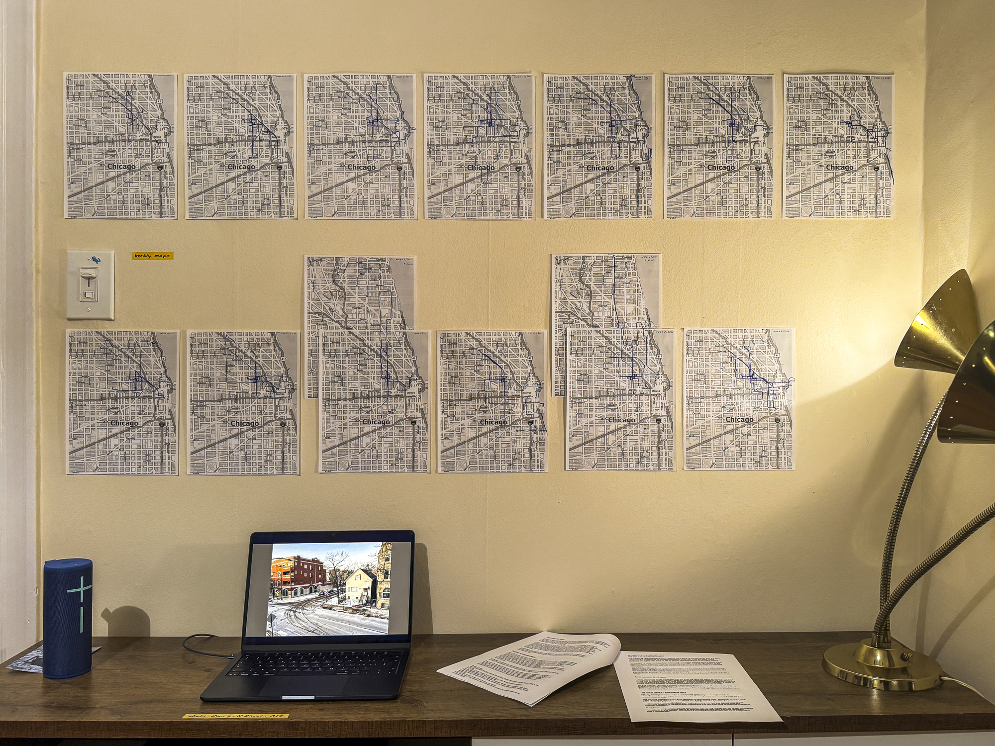 Vernissage Atelier Damen Maps Foto Diary